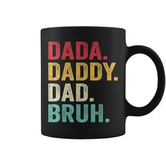 Dada Daddy Dad Bruh Men Fathers Day Vintage Funny Father Coffee Mug - Thegiftio UK