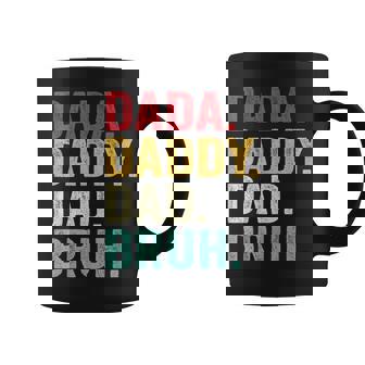 Dada Daddy Dad Bruh Men Fathers Day Vintage Funny Father Coffee Mug - Thegiftio