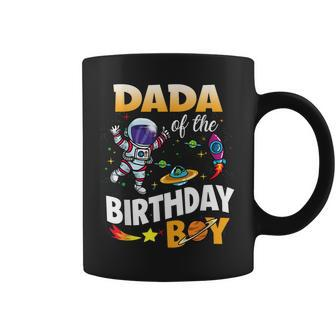 Dada Of The Birthday Boy Space Astronaut Birthday Family Coffee Mug | Mazezy DE