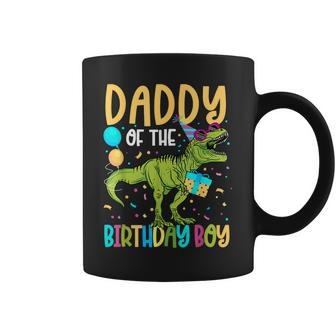 Daddy Of The Birthday Boy Family Matching Dinosaur Squad Coffee Mug - Monsterry AU