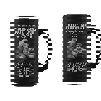 Daddy Son Best Friends For Life Dad Son Vintage Father Day Coffee Mug | Mazezy
