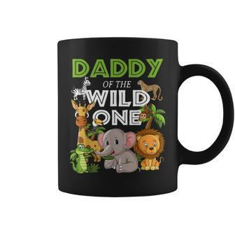 Daddy Of The Wild One Zoo Birthday Safari Jungle Animal Coffee Mug - Seseable