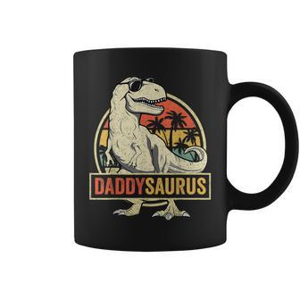Daddysaurus Fathers Day Gift T-Rex Dad Dinosaur Funny Gifts For Dad Coffee Mug | Mazezy