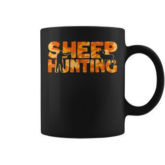 Dall Sheep Hunter Orange Camouflage Sheep Hunting Coffee Mug | Mazezy