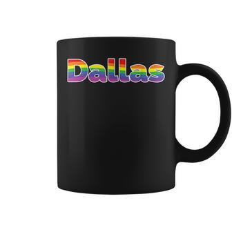Dallas Texas Gay Pride Parade Rainbow Flag 2023 Coffee Mug | Mazezy
