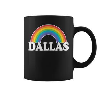 Dallas Tx Gay Pride Women Men Rainbow Lesbian Lgbtq Lgbt Coffee Mug | Mazezy