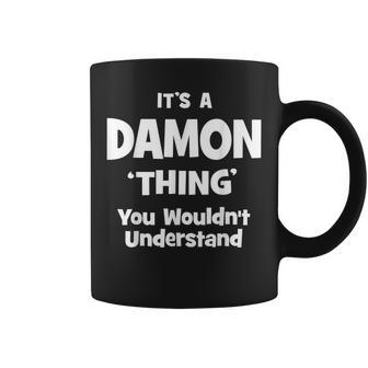 Damon Thing Name Funny Coffee Mug | Mazezy AU