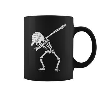 Dancing Dabbing Skeleton 4Th Of July American Flag Skellies Coffee Mug | Mazezy