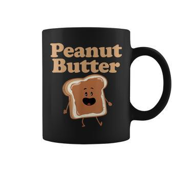Dancing Peanut Butter Matching Peanut Butter And Jelly Coffee Mug - Monsterry
