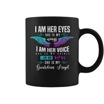 My Daughter Is My Guardian Angel I Am Her Mom Grief Coffee Mug | Mazezy