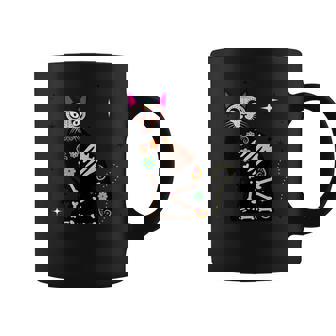 Day Of The Dead Cat Dia De Los Muertos Cat Sugar Skull Coffee Mug - Thegiftio