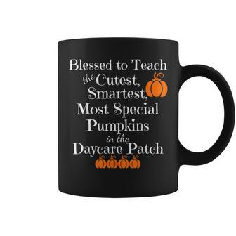 Daycare Teacher Cutest Pumpkins Halloween Thanksgiving Fall Daycare Teacher Coffee Mug | Mazezy