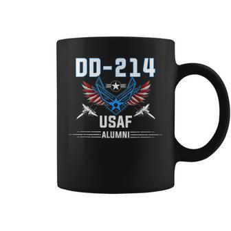 Dd-214 Us Air Force Alumni Us Flag Usaf Proud Air Force Coffee Mug - Thegiftio UK