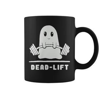 Dead Lift Ghost Halloween Ghost Gym Coffee Mug - Seseable