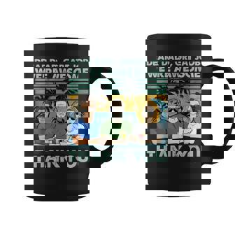 Dear Dad Great Job Were Awesome Thank You Fathers Day Coffee Mug | Mazezy