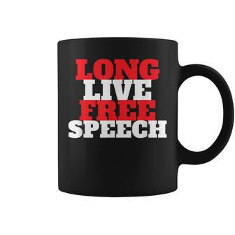 Defend Freedom Of Speech Long Live Free Speech Freedom Funny Gifts Coffee Mug | Mazezy