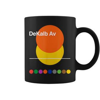 Dekalb Avenue Downtown Brooklyn Coffee Mug | Mazezy