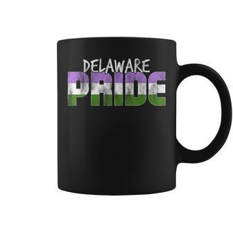 Delaware Pride Genderqueer Flag Coffee Mug | Mazezy