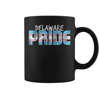 Delaware Pride Transgender Flag Coffee Mug | Mazezy CA