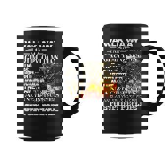 Demon Warrior Walk Away I Am Grumpy Old Man Born In December Coffee Mug | Mazezy