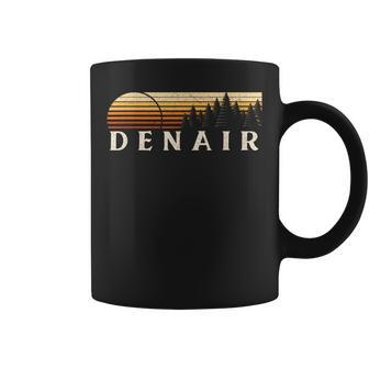 Denair Ca Vintage Evergreen Sunset Eighties Retro Coffee Mug | Mazezy
