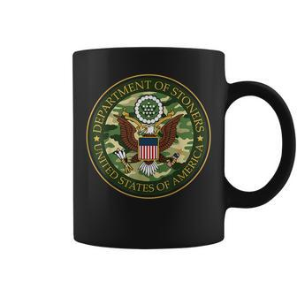 Department Of Stoners Funny Weed Cannabis Pot America Usa Coffee Mug | Mazezy