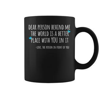 Depression & Suicide Prevention Awareness Person Behind Me Coffee Mug - Monsterry DE