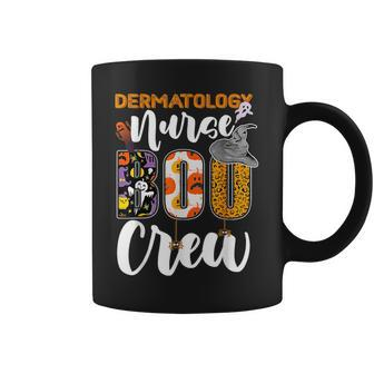 Dermatology Nurse Boo Crew Halloween Spooky Season Coffee Mug | Mazezy