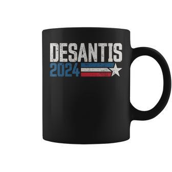 Desantis 2024 For President Vintage Distressed Desantis 2024 Coffee Mug | Mazezy