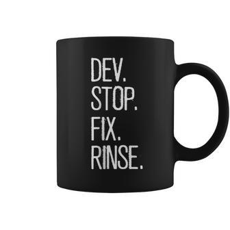 Dev Stop Fix Rinse Photography Darkroom Chemicals Coffee Mug | Mazezy