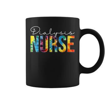 Dialysis Nurse Appreciation Day Tie Dye For Women For Work Coffee Mug - Monsterry UK