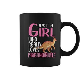 Dino Just A Girl Who Really Loves Parasaurolophuses Coffee Mug | Mazezy