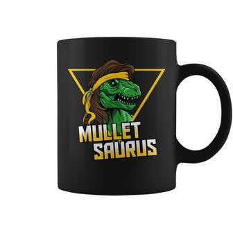Dinosaur With A Mullet - Funny Redneck Mullet Pride Coffee Mug | Mazezy