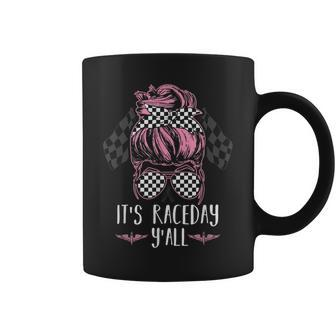 Dirt Track Racing Race Its Race Day Yall Car Racing Racing Funny Gifts Coffee Mug | Mazezy