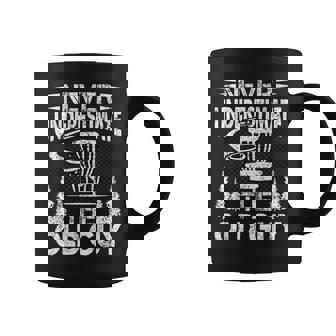 Disc Golf Never Underestimate The Old Guy Gift For Mens Golf Funny Gifts Coffee Mug | Mazezy