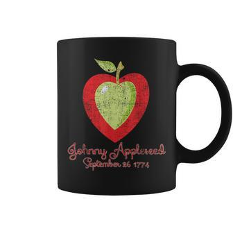 Distressed Johnny Appleseed Apple Tree Farmer Orchard Coffee Mug | Mazezy