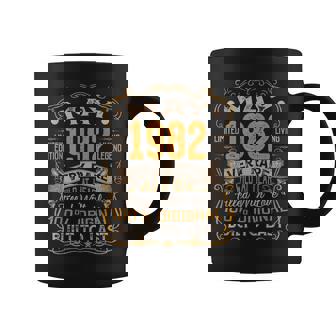 Distressed May 1982 Decorations 39Th Birthday 39 Years Old Coffee Mug | Mazezy