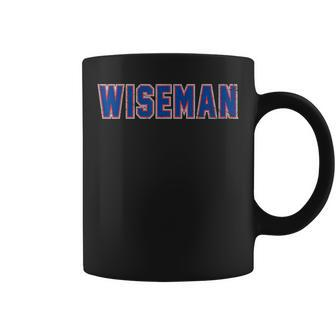 Distressed Wiseman Proud Family Last Name Surname Familia Coffee Mug - Seseable