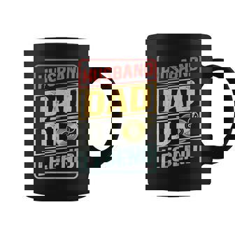 Dj Music Player Husband Dad Dj Legend Retro Fathers Day Coffee Mug - Thegiftio