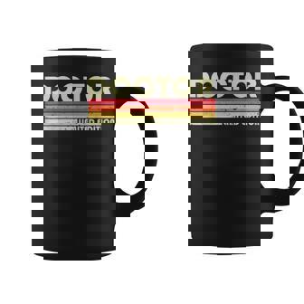 Doctor Funny Job Title Profession Birthday Worker Idea Coffee Mug | Mazezy