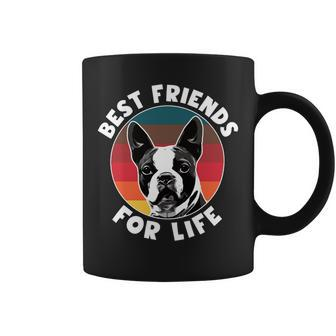 Dog Boston Terrier Best Friends For Life Boston Terrier Coffee Mug - Monsterry