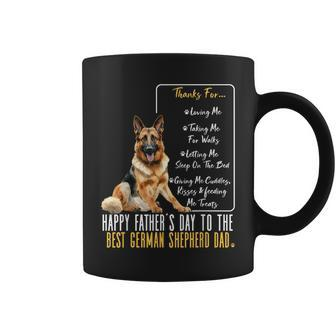 Dog Dad Happy Fathers Day To The Best German Shepherd Dad Coffee Mug | Mazezy