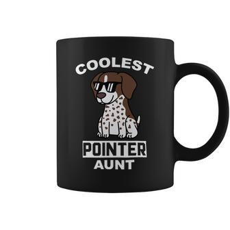 Dog German Shorthaired Coolest German Shorthaired Pointer Aunt Funny Dog Coffee Mug - Monsterry CA