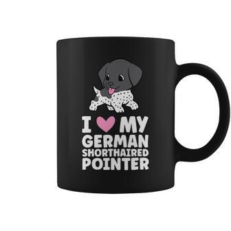 Dog German Shorthaired I Love My German Shorthaired Pointer Dog Coffee Mug - Monsterry UK
