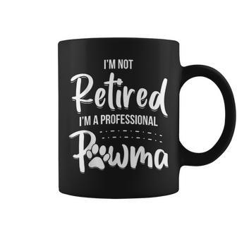 Dog Grandma I'm Not Retired I'm A Professional Pawma Coffee Mug | Mazezy
