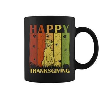 Dog Great Dane Thanksgiving Retro Great Dane Dog Lovers Thanksgiving Party Coffee Mug - Monsterry DE