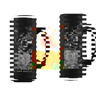 Dog Great Dane Thanksgiving Turkey Fall Autumn Pumpkin Coffee Mug - Monsterry