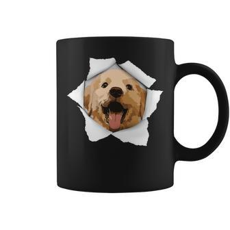 Dog Lover Cute Golden Retriever Jumping Coffee Mug - Monsterry