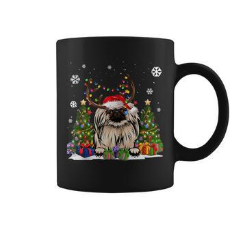 Dog Lovers Cute Pekingese Santa Hat Ugly Christmas Sweater Coffee Mug - Monsterry UK