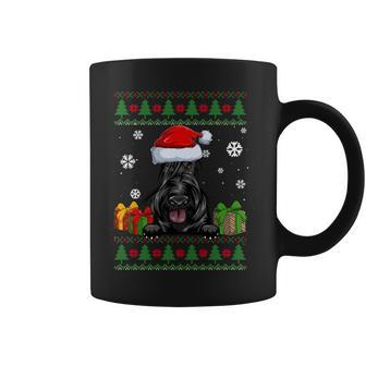 Dog Lovers Scottish Terrier Santa Hat Ugly Christmas Sweater Coffee Mug - Monsterry CA